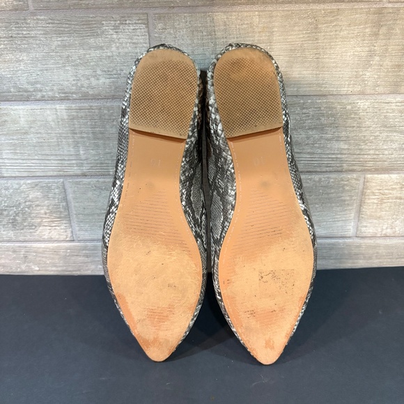 SEVEN7 Nelly Faux Snake Skin Flats Pointed Toe Size 10 - Picture 8 of 11